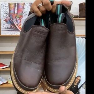 Georgia Boot Brown Leather Loafers